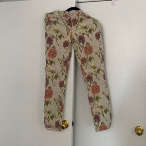 Pilcro floral printed Jean